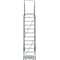 Ballymore 153 in H Steel Rolling Ladder, 12 Steps, 450 lb Load Capacity 123228P - alternate 4