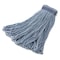 Rubbermaid Commercial Universal String Wet Mop, 28 oz Dry Wt, Slide On Connection, Looped-End, Blue, Cotton/Synthetic FGE23800BL00 - alternate 1