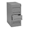 Tennsco Drawer Pedestal, 15 W x 24 D x 32 H, Gray MD-1524 MED GREY - alternate 1