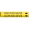 Brady Pipe Marker, Boiler Feed Water, Y, 4 to6 In 4017-D - alternate 1