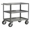 Jamco Corrosion-Resistant Utility Cart with Lipped Metal Shelves, Stainless Steel, 1,200 lb Load Capacity XA236N800 - alternate 1
