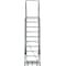 Ballymore 133 in H Steel Rolling Ladder, 10 Steps, 450 lb Load Capacity WA103214X - alternate 5