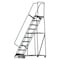 Ballymore 133 in H Steel Rolling Ladder, 10 Steps, 450 lb Load Capacity WA103214X - alternate 1