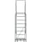 Ballymore 113 in H Steel Rolling Ladder, 8 Steps, 450 lb Load Capacity WA083214P - alternate 6