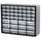 Akro-Mils Drawer Bin Cabinet with 44 Drawers, Plastic, 20 in W x 15 3/4 in H x 6 1/2 in D 10144 - alternate 6