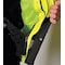 Tingley 3-In-1 High Visibilityt Rain Jacket with Hood, Polyester, Class 3 R, Black/Green/Yellow, S J24172 - alternate 8