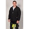 Tingley 3-In-1 High Visibilityt Rain Jacket with Hood, Polyester, Class 3 R, Black/Green/Yellow, 2XL J24172 - alternate 3