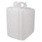 Zoro Select Jerrican, 20 L Capacity - mL, 5 gal Capacity - oz, Screw On Closure, HDPE, Integral Shoulder Handle H10937-0000 - alternate 2