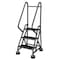 Cotterman 57 in H Steel Rolling Ladder, 3 Steps, 450 lb Load Capacity ST-301 A2 C1 P5 - alternate 1