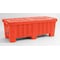 Myton Industries Bulk Container 7 cu ft Volume Cap., 51 1/2 in L, 22 1/2 in W, 19 in H, Plastic, Orange MT0-1ORANGE - alternate 1