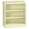 Tennsco 3-Shelf Bookcase, All Welded Steel 42"x36" Champagne/Putty BC18-42 PUTTY - alternate 1