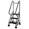 Cotterman 57 in H Steel Rolling Ladder, 3 Steps, 450 lb Load Capacity ST-301 A2 C7 P5 - alternate 1