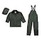 Viking 3-Piece Rainsuit with Detachable Hood, Polyester, PVC, 150 den Thick, Detachable, Green, S 2900G-S - alternate 1