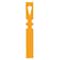 Zoro Select Blank Tag, Coated Paper, 7 1/2 in H x 1 in W, Orange, Rectangle, 1000 PK KTAGOR - alternate 1
