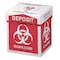 Zoro Select Biohazard Burn Box, 12 In. H, 8 In. W, PK6 17-789 - alternate 1