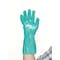 Ansell Chemical Resistant Gloves, Nitrile, 14 in L, 47 mil, Green, 9, 1 PR 39-124 - alternate 3
