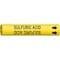 Brady Pipe Markr, Sulfuric Acid, 2-1/2to3-7/8 In 4136-C - alternate 1