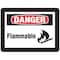 Electromark Danger Sign, 10 in Height, 14 in Width, Fiberglass, English 32673 - alternate 1