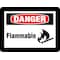 Electromark Danger Sign, 10 in Height, 14 in Width, Fiberglass, English 32673 - alternate 3