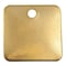 C.H. Hanson Blank Tag, Brass, 1 1/2 in H x 1 1/2 in W, Brass, Square, 25 PK 43653 - alternate 1