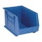 Quantum Storage Systems Hang & Stack Storage Bin, Polypropylene, Blue, 10 in H, 11 in W, 18 in L QUS260BL - alternate 1