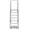 Ballymore 103 in H Steel Rolling Ladder, 7 Steps, 450 lb Load Capacity 073214R - alternate 5