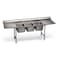 Advance Tabco Scullery Sink 16 in x 20 in, 2, 2, Floor Mount, 18 ga. 304 Stainless Steel 9-2-36-24L - alternate 2
