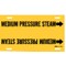 Brady Pipe Mrkr, Medium Pressure Steam, 8to9-7/8 4095-G - alternate 1