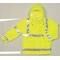 Tingley High Visibility Rain Jacket with Hood, Polyester, Class 3 R, Green/Yellow, L J23122 - alternate 5