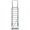 Ballymore 143 in H Steel Rolling Ladder, 11 Steps, 450 lb Load Capacity WA113214P - alternate 2