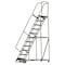 Ballymore 143 in H Steel Rolling Ladder, 11 Steps, 450 lb Load Capacity WA113214P - alternate 1