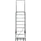 Ballymore 123 in H Steel Rolling Ladder, 9 Steps, 450 lb Load Capacity WA093214X - alternate 7