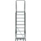 Ballymore 123 in H Steel Rolling Ladder, 9 Steps, 450 lb Load Capacity WA093214X - alternate 6