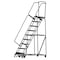 Ballymore 123 in H Steel Rolling Ladder, 9 Steps, 450 lb Load Capacity WA093214X - alternate 1