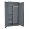 Sandusky Lee Combo Wardrobe Storage Cabinet, 72 in H, 36 in W, 24 in D, Recessed Pull, Keyed, Dark Gray EACR362472-02 - alternate 1