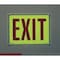 Electromark Exit Sign, Fiberglass, 14" W, 10" H, Exit (Arrow Right), Red, Yellow 24194P - alternate 5