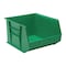 Quantum Storage Systems Hang & Stack Storage Bin, Polypropylene, Green, 11 in H, 16 1/2 in W, 18 in L QUS270GN - alternate 1