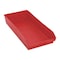 Quantum Storage Systems Shelf Storage Bin, Polypropylene, Red, 4 in H, 11 1/8 in W, 23 5/8 in L QSB116RD - alternate 1