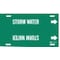 Brady Pipe Marker, Storm Water, Grn, 6 to7-7/8 In 4134-F - alternate 1