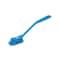 Remco 1 in W Scrub Brush, Medium, 8 3/16 in L Handle, 11 in L Brush, Blue, Plastic, 11 in L Overall 42873 - alternate 5
