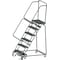 Ballymore 93 in H Steel Rolling Ladder, 6 Steps, 450 lb Load Capacity 063214P - alternate 6