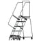 Ballymore 83 in H Steel Rolling Ladder, 5 Steps, 450 lb Load Capacity WA053214GSU - alternate 1