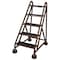 Cotterman 49 in H Steel Rolling Ladder, 5 Steps, 450 lb Load Capacity ST-500 A2 C4 P5 - alternate 1