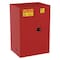 Jamco Hazardous Material Storage Cabinet, 120 gal, 5 Shelves, Steel, 43 in W x 65 in H x 34 in D, Red BN120RP - alternate 1