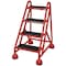 Cotterman 40 in H Steel Rolling Ladder, 4 Steps, 450 lb Load Capacity ST-400 A2 C6 P5 - alternate 1