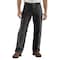 Carhartt Men's Dungaree Work Pants, 32 in, Black, Cotton B11-BLK 32 30 - alternate 1