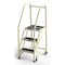 Ega 54 in H Steel Rolling Ladder, 3 Steps, 450 lb Load Capacity F005 - alternate 1