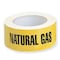 Harris Industries Pipe Marker, Natural Gas, Yellow, 2X90FT NATUR 2X90FT NATUR - alternate 1