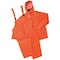 Tingley 2-Piece Rainsuit, PVC, 0.35 mil Thick, Attached, Orange, 2XL S63219 - alternate 3