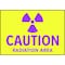 Electromark Radiation Area, 10 in W x 7 in H, Aluminum S126FA - alternate 2